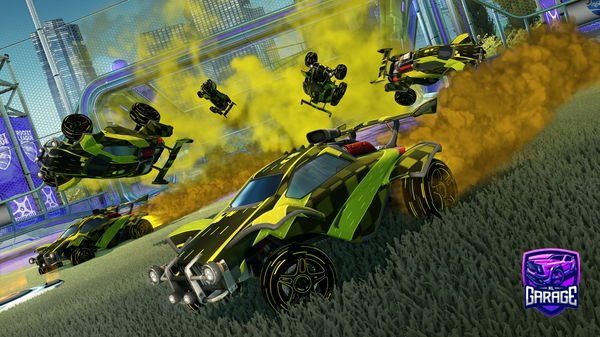 A Rocket League car design from RocketSus