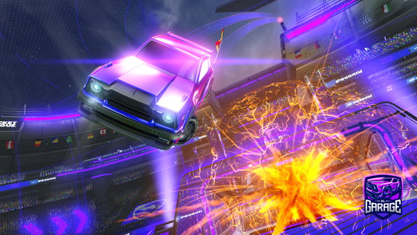 A Rocket League car design from Tonchu_10