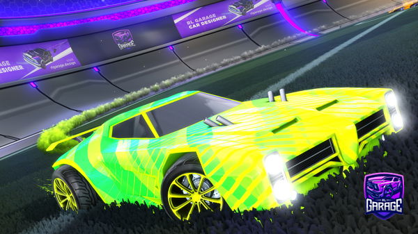 A Rocket League car design from Joelk116