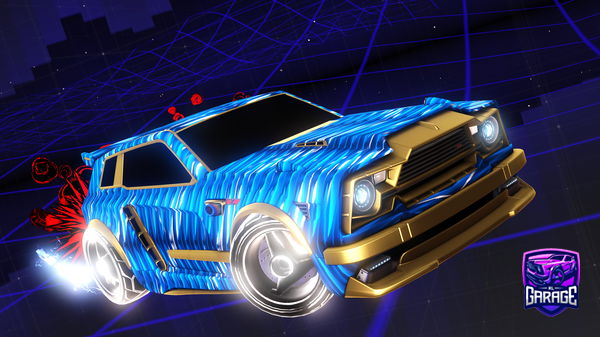 A Rocket League car design from Dxrk_phaze