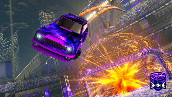 A Rocket League car design from Eriknin