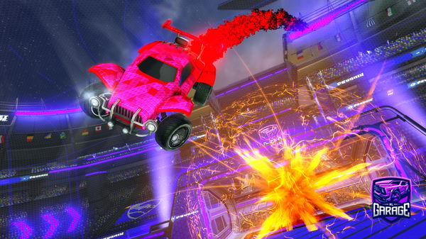 A Rocket League car design from KYU26