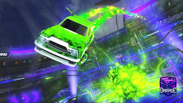 A Rocket League car design from Mistrzu7