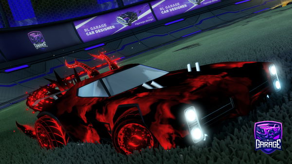 A Rocket League car design from Papabless1714