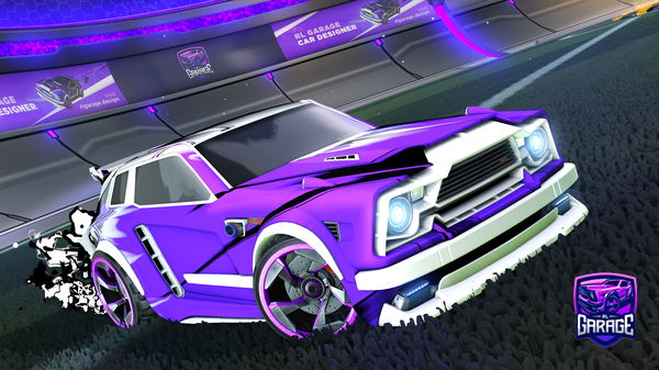 A Rocket League car design from Mast-78