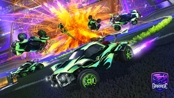 A Rocket League car design from sazerac