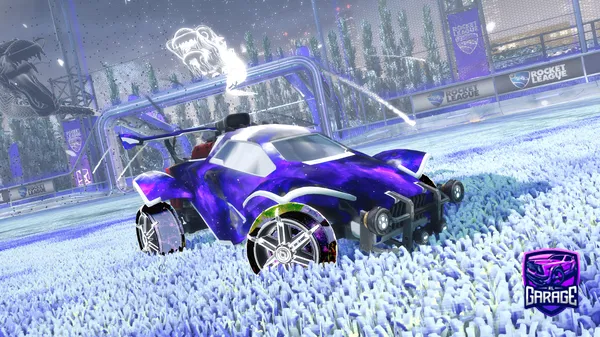 A Rocket League car design from Hippolytejvjg