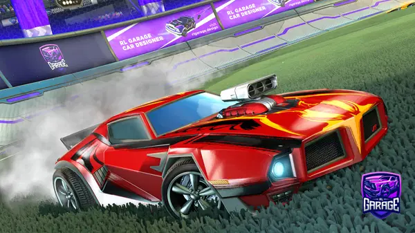 A Rocket League car design from Fllow_exe
