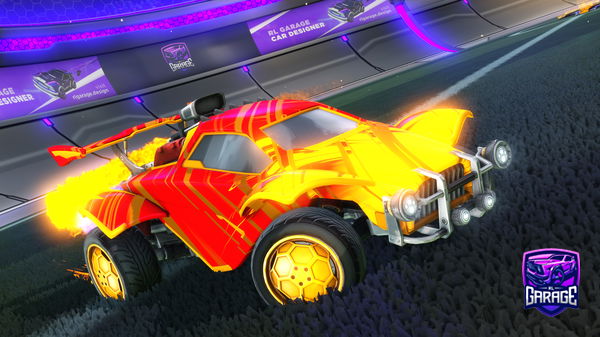 A Rocket League car design from always_12