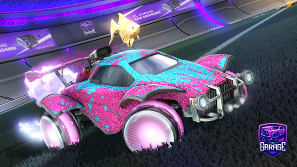 A Rocket League car design from MoistBrownie