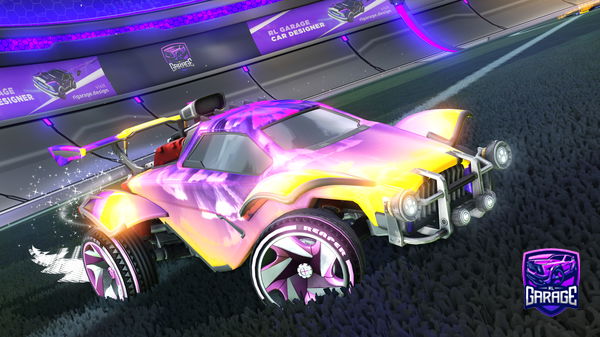 A Rocket League car design from 10137