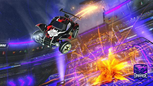 A Rocket League car design from Tronik