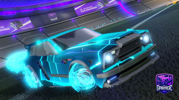 A Rocket League car design from krbksj