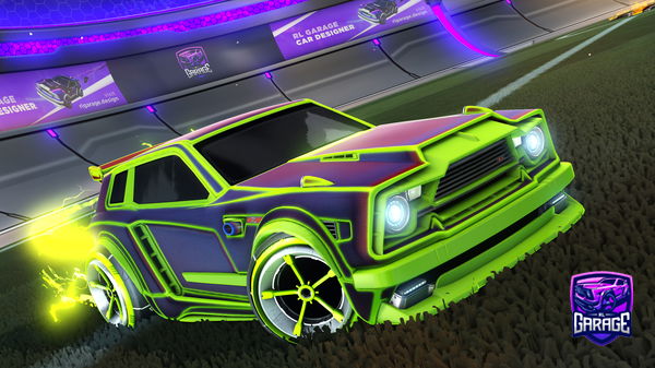 A Rocket League car design from Iblddogerblu55