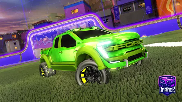 A Rocket League car design from Twitch-lucxofc