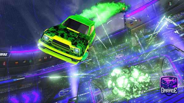 A Rocket League car design from fydeh