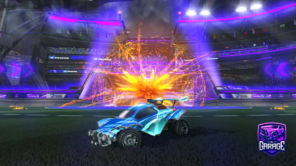 A Rocket League car design from 00melon00