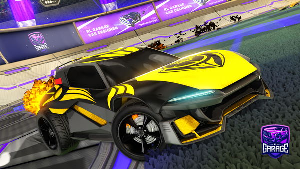 A Rocket League car design from Azskalt