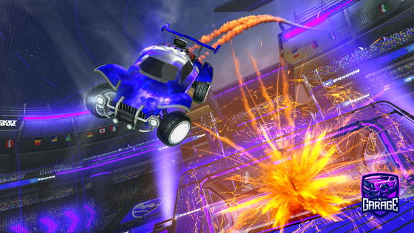 A Rocket League car design from Gamingmonkey09