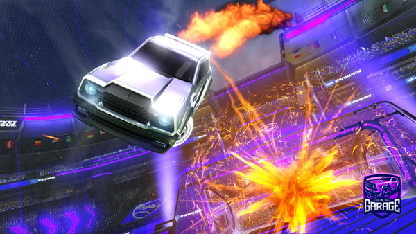 A Rocket League car design from Rairi