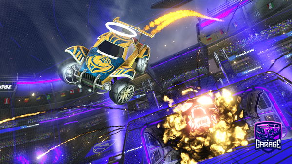 A Rocket League car design from MQstylez