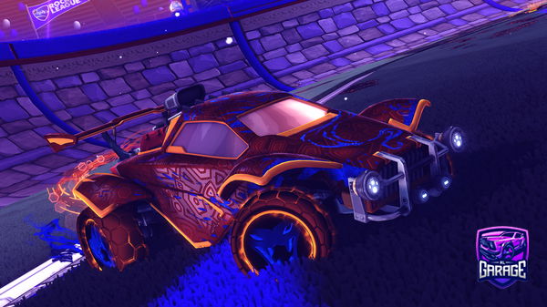 A Rocket League car design from -V3N0M-