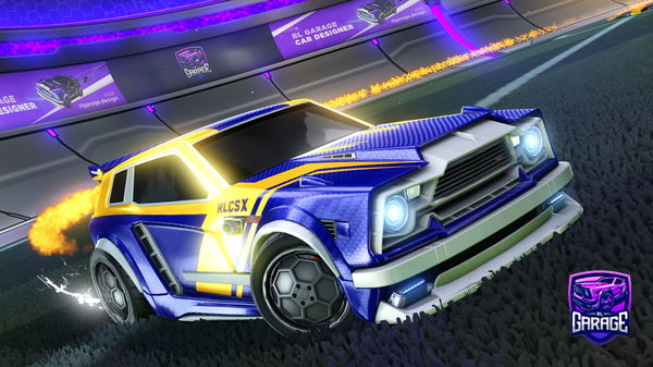 A Rocket League car design from Coskye