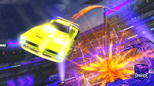 A Rocket League car design from xEMIRUJx