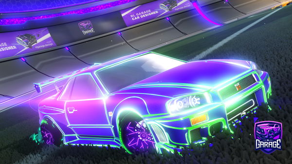 A Rocket League car design from elmorogheza