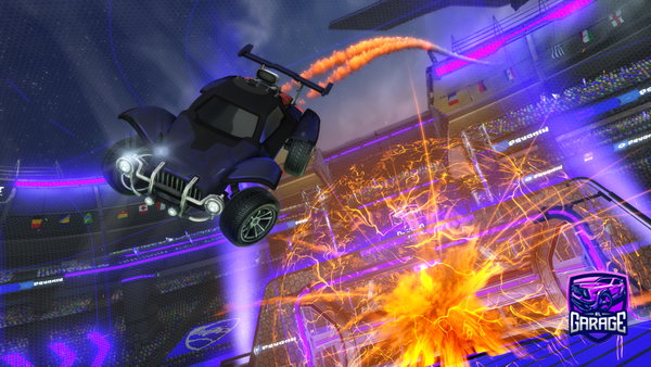 A Rocket League car design from Bossett