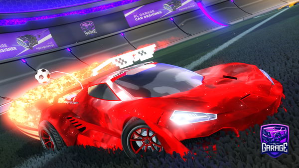 A Rocket League car design from T-Skip