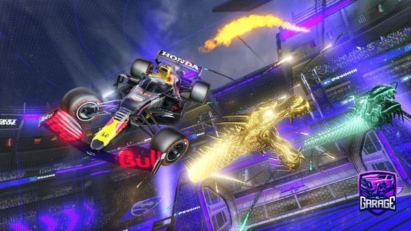 A Rocket League car design from F86698