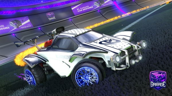 A Rocket League car design from vanno