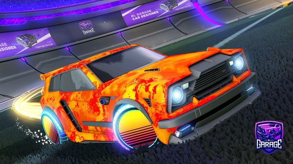 A Rocket League car design from Lapulgahuevona