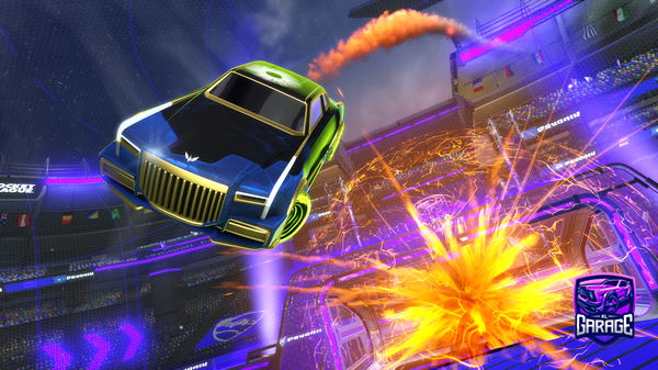 A Rocket League car design from Polikz