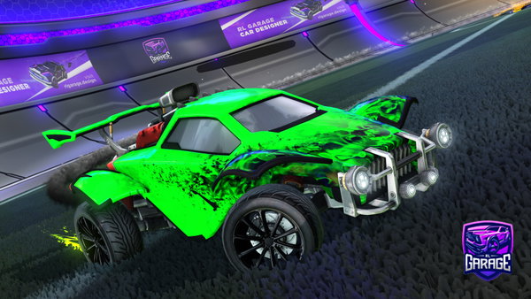 A Rocket League car design from Dexinot