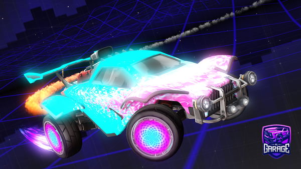 A Rocket League car design from LUKAMAKESTRADES