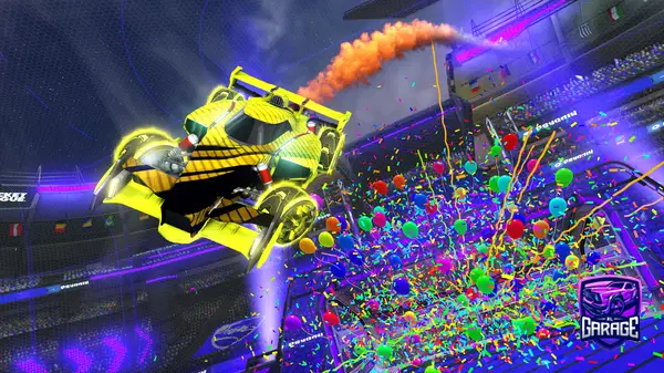 A Rocket League car design from Stainsycle