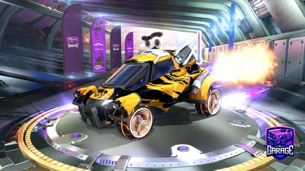 A Rocket League car design from P0W3RH0US3Mank