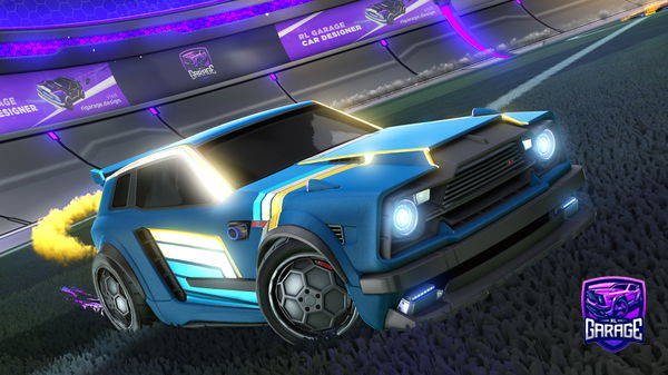 A Rocket League car design from Moster