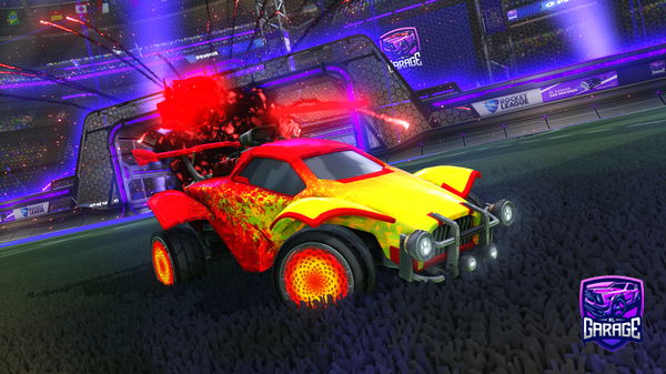 A Rocket League car design from LR7Q