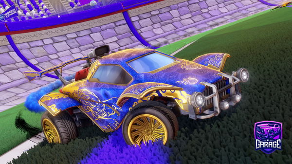 A Rocket League car design from Unixo