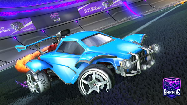 A Rocket League car design from SchoolPizzaParty