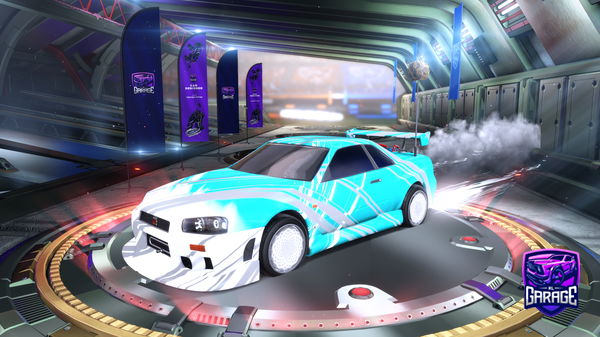 A Rocket League car design from Vokzy500