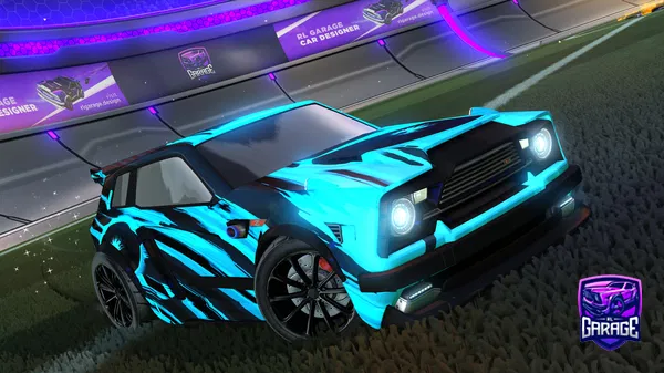 A Rocket League car design from floopdafinn