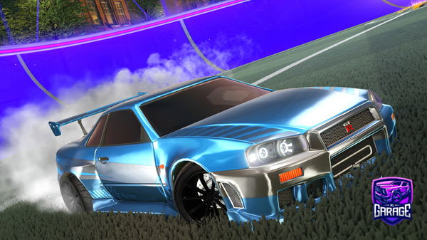 A Rocket League car design from AkaNyzmo