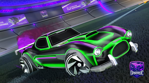 A Rocket League car design from ZiebzOfFamine