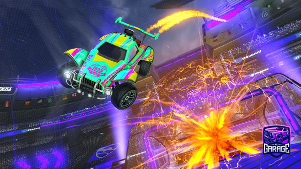 A Rocket League car design from Fro-3