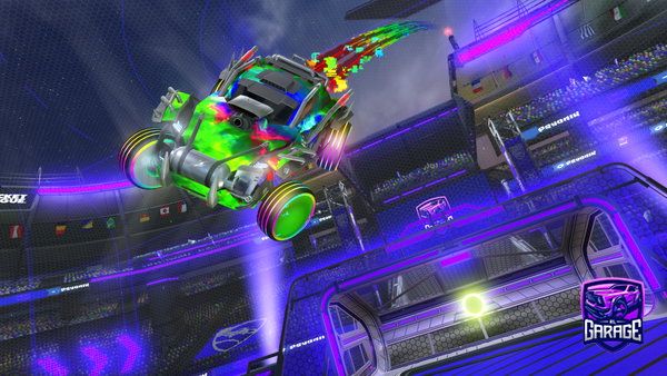 A Rocket League car design from Rafty_