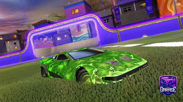 A Rocket League car design from Limedrop